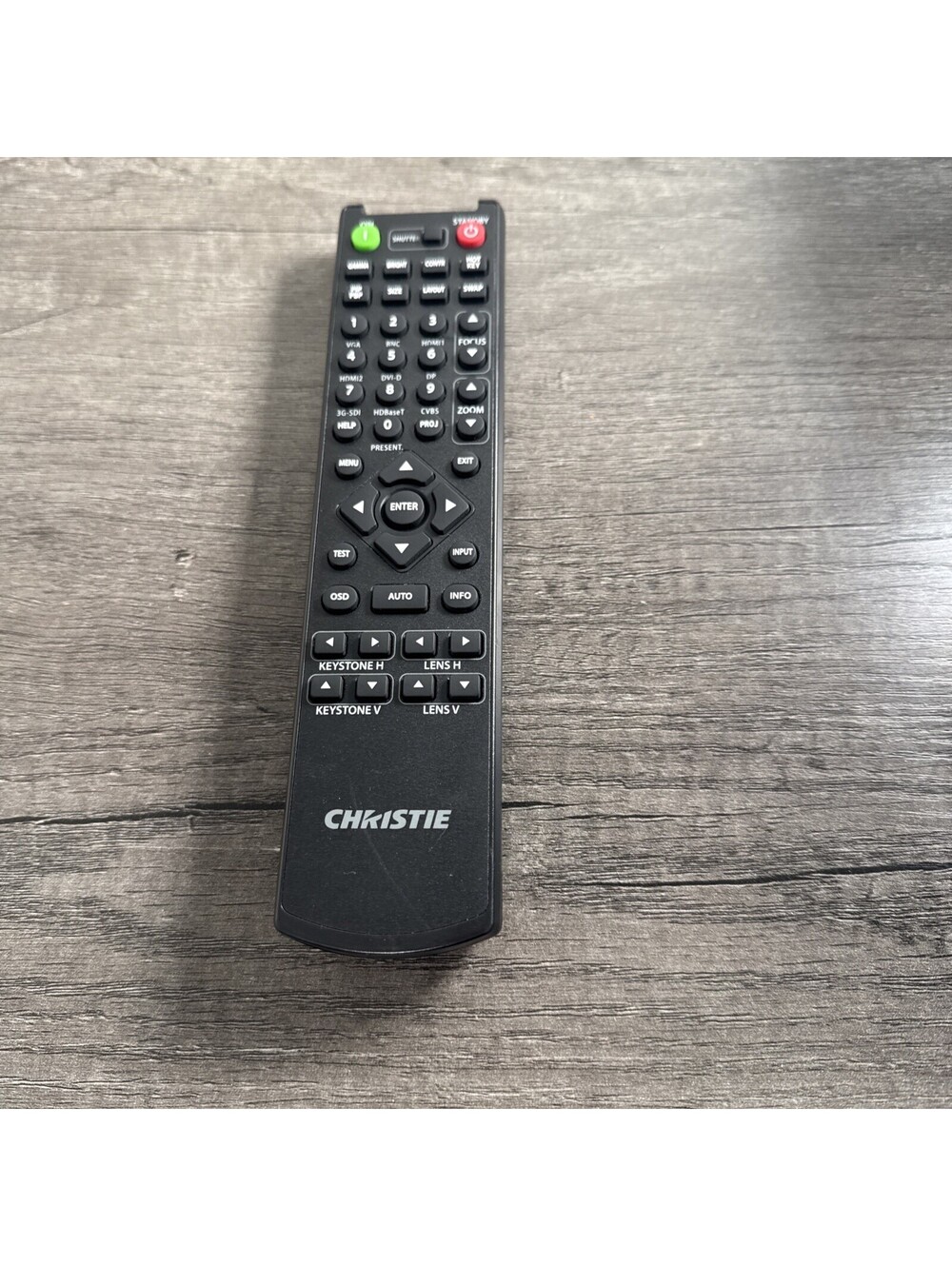 REMOTE CONTROL FOR CHRISTIE D12WU-H D13HD-HS D13WU-HS DHD1075-GS DWU1075 IR1081